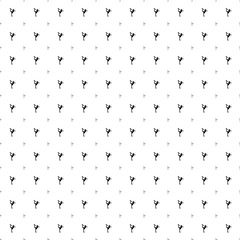 Square seamless background pattern from geometric shapes are different sizes and opacity. The pattern is evenly filled with black figure skating symbols. Vector illustration on white background