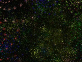 Imaginatory fractal background generated Image