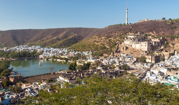 Taragarh fort in Bundi town, Rajasthan, India