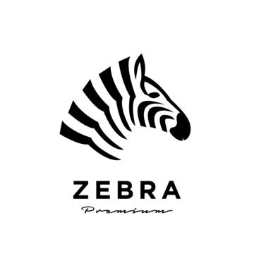 Zebra head logo icon design
