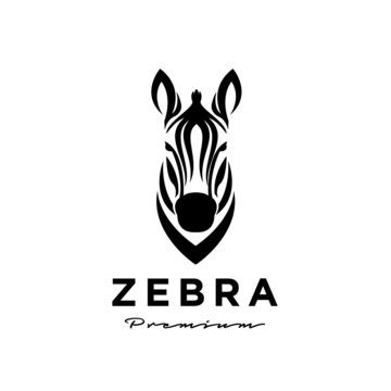 Zebra head logo icon design