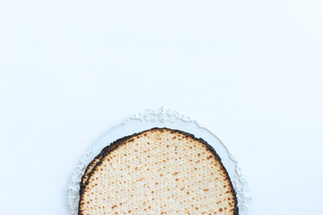 Pesah celebration image (jewish Passover holiday) with matzoh