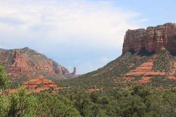 Fototapeta na wymiar Arizona USA Grand Canyon National Park mountains covered with forest