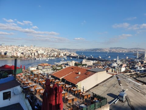 Istanbul  Bosphorus İstiklal Avenue Istiklal Caddesi Sea