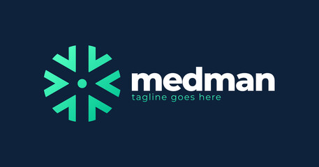 Creative Health Care Concept Logo Design Template. Cross plus medical logo icon design template elements