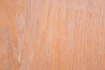 Old vintage wooden natural brown texture background. Plank with scratches, splits, holes and stains.