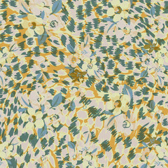 Abstract animal skin leopard seamless pattern design. 
