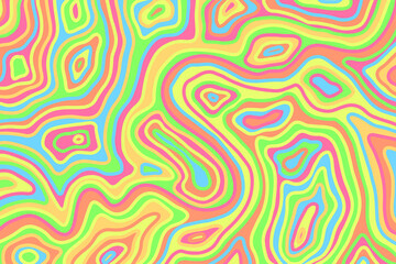 Bright marble background. Agate slice ripple texture imitation. Vector illustration.