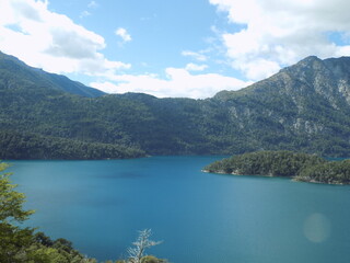 Unique views from the viewpoint on the way to Cerro Tronador, Bariloche, Argentina