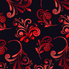 Paisley Ornamental seamless pattern. Vector fabric background