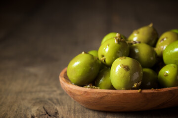 Typical Spanish olives