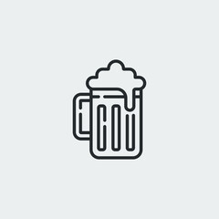 beer icon sign vector