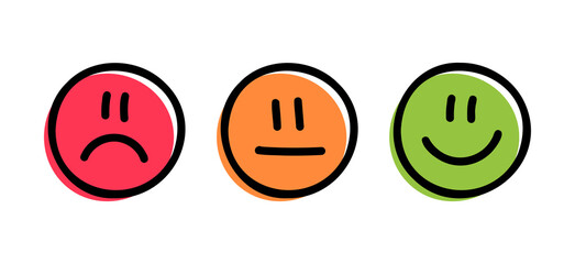Rating emotion faces color