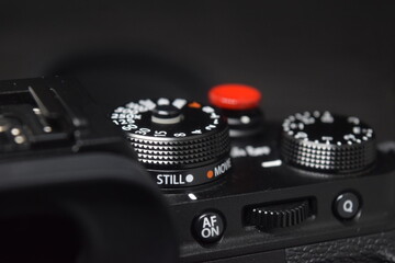 Shutter button and control of digital camera