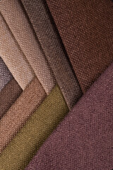 Light Set Sail Champagne and grey colors gunny textile samples.