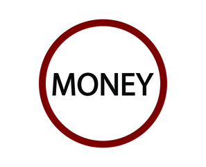 No money vector icon.  Editable stroke. Symbol in Line Art Style for Design, Presentation, Website or Apps Elements. Pixel vector graphics - Vector