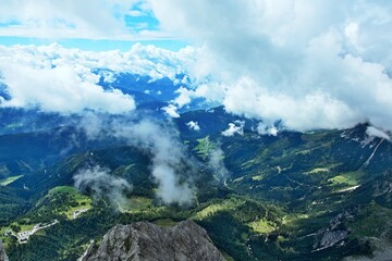 Austrian Alps-outlook from the Dachstein