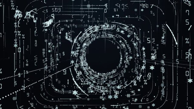 Digital camera symbol presentation. Abstract sign of photo and video filming.