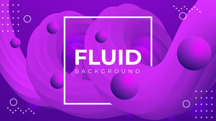 Trendy Fluid Background Design