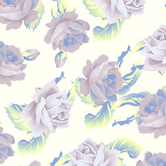 Vector illustration of a beautiful floral bouquet. Liberty style. fabric, covers, manufacturing, wallpapers, print, gift wrap.