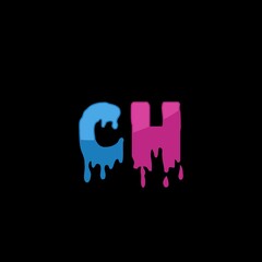 CH letter Type Logo Design isolated on dark background