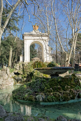 Fototapeta na wymiar Villa Borghese public park - Rome Italy