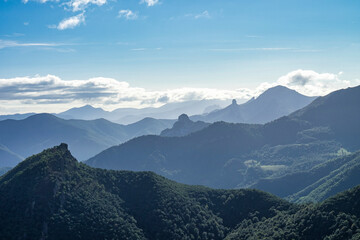 Picos de Europa mountains next to Fuente De village Cantabria Spain