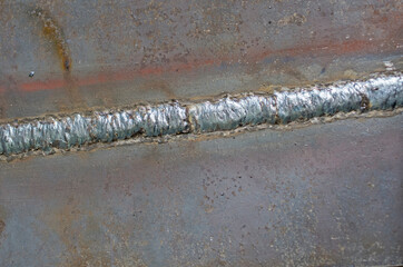 Metal blanks educational material various options for welding seams in the educational institution