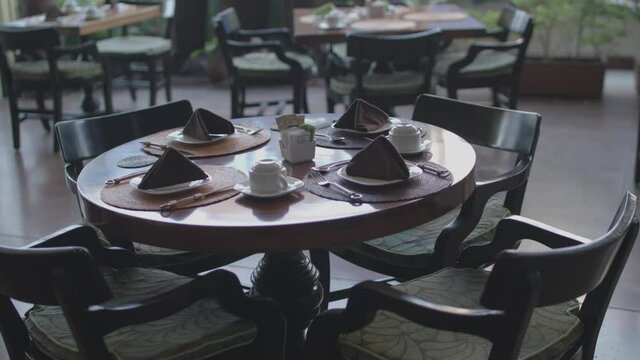 Mesa de restaurante de lujo 