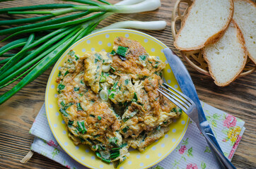 omelet with fresh herbs