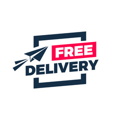 Free Delivery Flat Design Color Icon