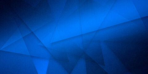 Light and dark blue triangle abstract background 