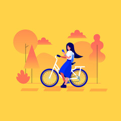 Time to Travel Vector Illustration concept. Flat illustration isolated on white background.