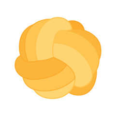 Knot Icon, Knot Symbol, Round Knot Vector Illustration Background