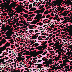 Abstract animal skin leopard seamless pattern design. Jaguar, leopard, cheetah, panther fur. Seamless camouflage background