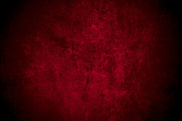 Old wall texture cement black red  background abstract dark color design are light with white gradient background.