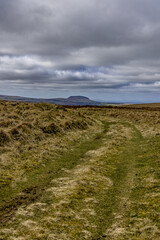 The Antrim Hills Way section of the International Appalachian Trail, County Antrim, Northern Ireland, Glenarm to Ballygalley, Scawt Hill, Black Hill, Ulster Way