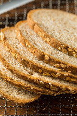 Homemade Organic Whole Wheat Sliced Bread