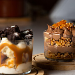 CHOCOLATE MOUSSE WITH COOKIE 