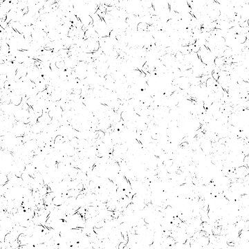 Abstract seamless patterns with graphic elements, chaotic shapeless shapes