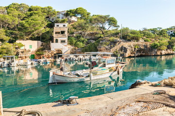Cala Figuera port with traditional fishing boat | 4393