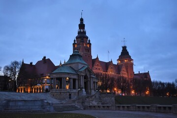 Polish city Szczecin