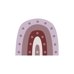 rainbow or arch in simple style. Vector art. Isolated.