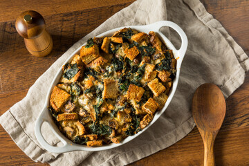 Homemade Savory Bread Pudding