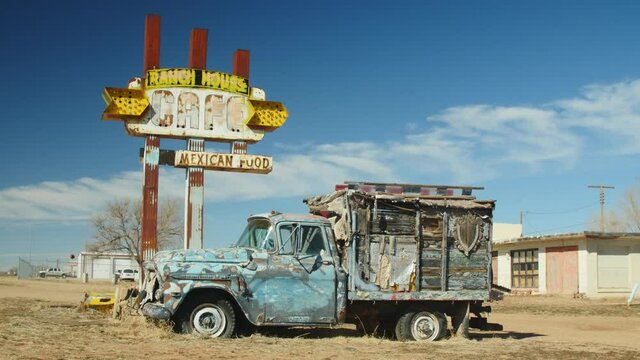 Old Truck on Route 66 in New Mexico