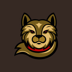  CAT HEAD MASCOT LOGO