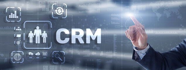 CRM Customer Relationship Management. Customer orientation concept