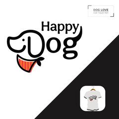 Dog Brand Launch dog t-shirt design.