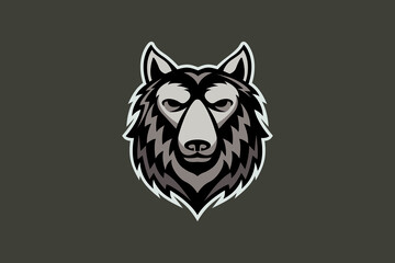 WOLF HEAD MASCOT