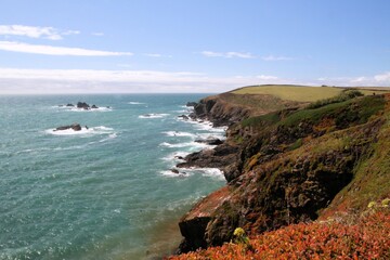 A view of the Cornwall Coat at Lizard Point